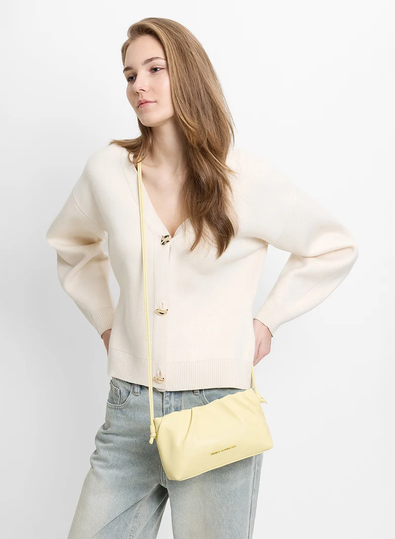 فرنش كونكشن Women Yellow Esme Clutch