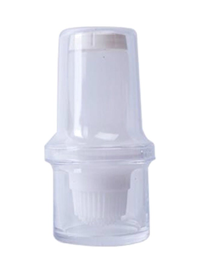 إسكدنيا فرشاة دهن مقاومة للحرارة من السيليكون أبيض/ شفاف