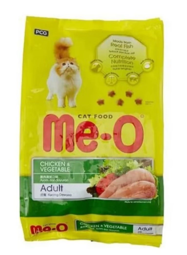 Me-O Chicken Vegetable Food For Cat Brown 3x7 kg