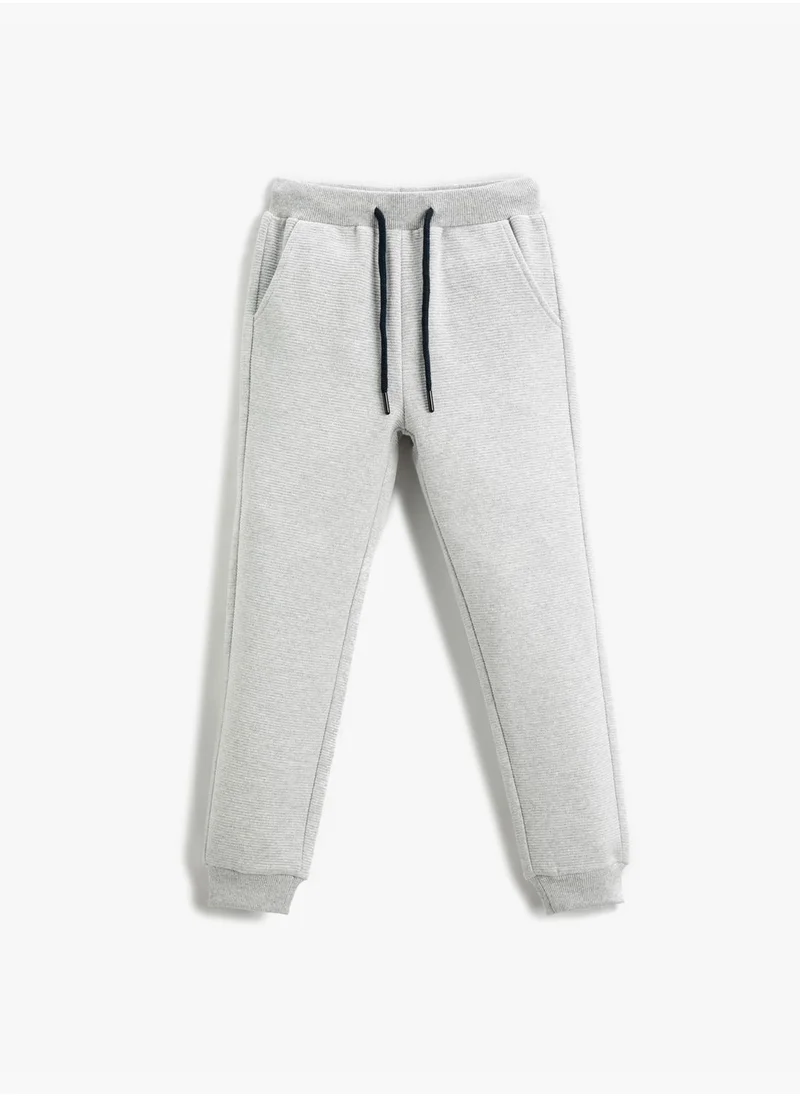 KOTON Basic Jogger Sweatpants Drawstring