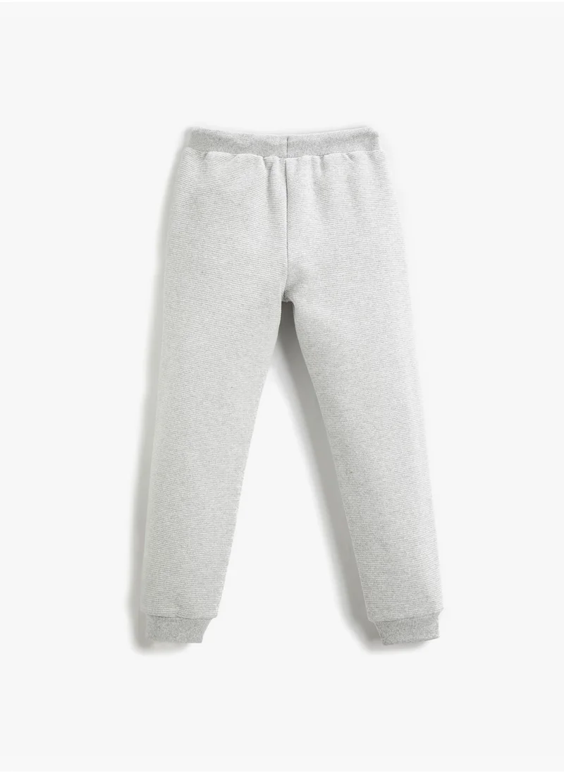 KOTON Basic Jogger Sweatpants Drawstring