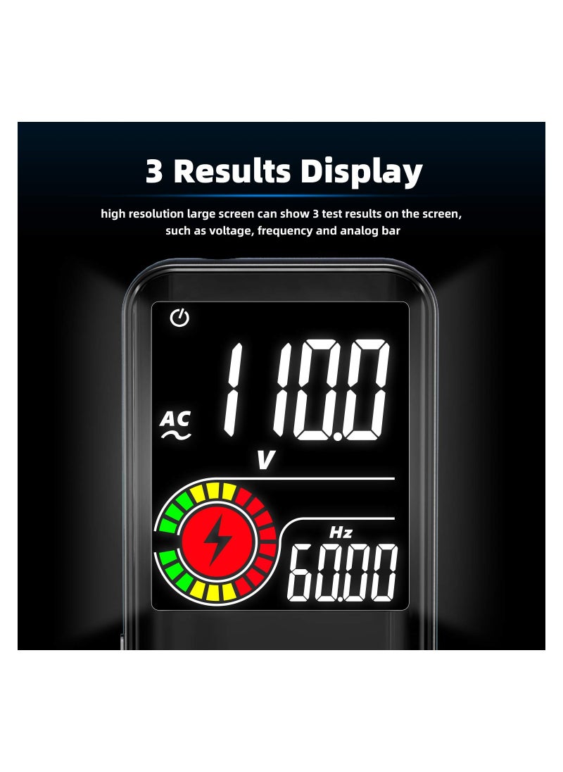 SYOSI - 9999 Counts Rechargeable Digital Multimeter, Color LCD Ohmmeter with 3 Results Display Auto Range Voltage Tester Rechargeable Multimeter Ohmmeter Cap Ohm Hz Diode Duty Cycle Voltage Tester - Image 1