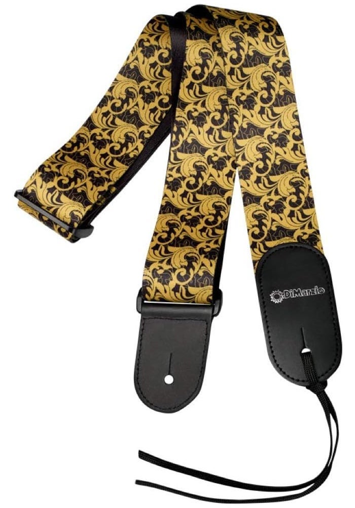 DiMarzio DD 3150 Steve Vai Signature Utopia Black & Gold Guitar Strap