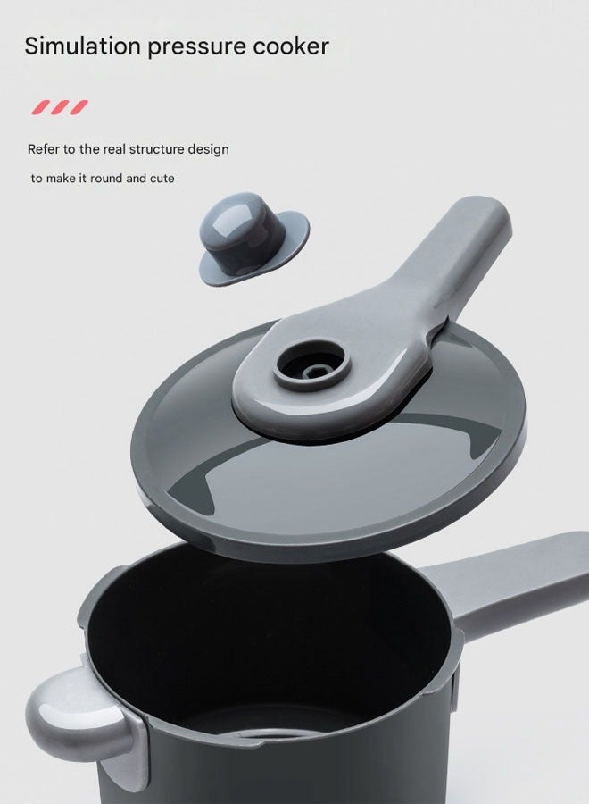 Children'S Kitchen Toy Set 59 Pieces Portable Pretend Play Simulation Induction Cooker Cooking Tableware Fruit Toys Kitchen Utensils With Sound Effects Various Styles Of Play - Image 4