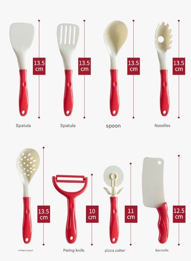 Children'S Kitchen Toy Set 59 Pieces Portable Pretend Play Simulation Induction Cooker Cooking Tableware Fruit Toys Kitchen Utensils With Sound Effects Various Styles Of Play - Image 5