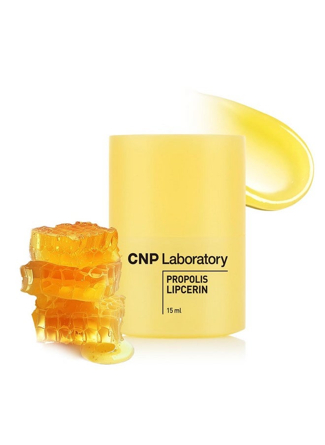 CNP - Honey Lip Butter (0.5 Fl.Oz / 15Ml) Manuka Propolis Lipcerin™ Hydrating Overnight Lip Balm & Mask 12 Hours Longlasting Moisture Gentle Exfoliation Hygienic Twist Dispenser Korean Skin Care - Image 1