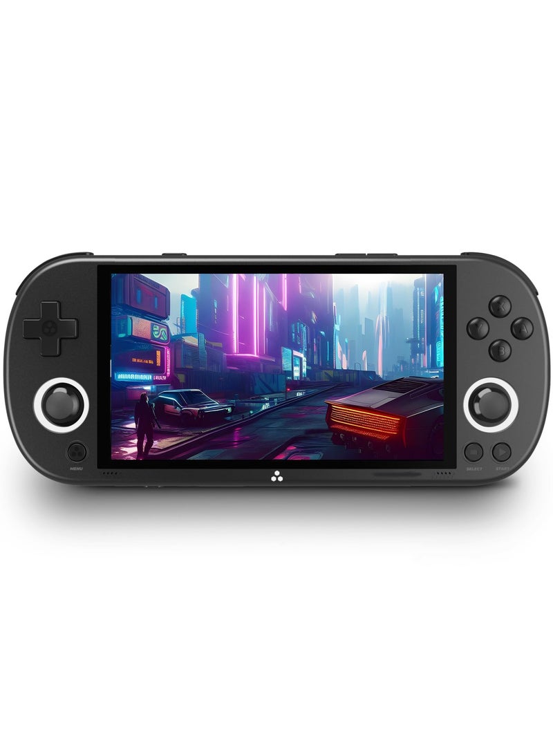 5 inch Handheld Game Console Open source handheld game console 720*1280 IPS high definition smart handheld Game Consoles Preinstalled Emulator System Black Memory Card not Included - Image 1