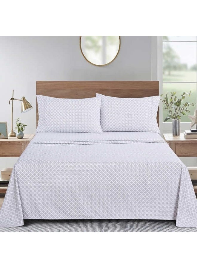 South Point Home Fashions 6-Piece Printed Sheet Set - King  - Image 3