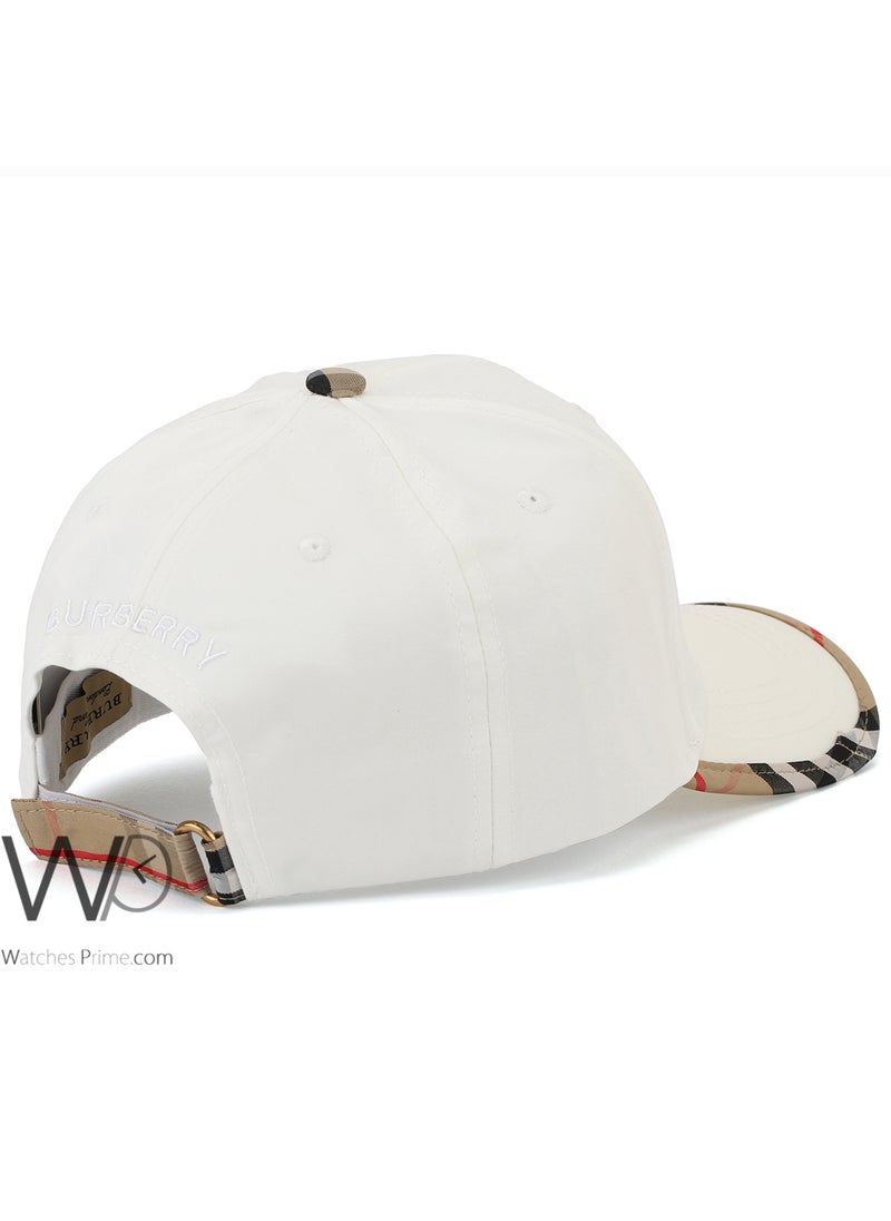 BURBERRY Burberry Baseball Cap White Color Cotton Hat Men  - Image 2