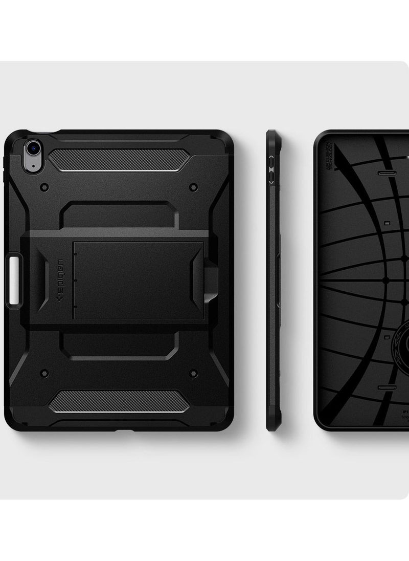 Spigen Tough Armor Pro Protective Case Cover With Pencil Holder for Apple iPad Air 5 / 4 (2022 / 2020) 10.9 inch - Black  - Image 2