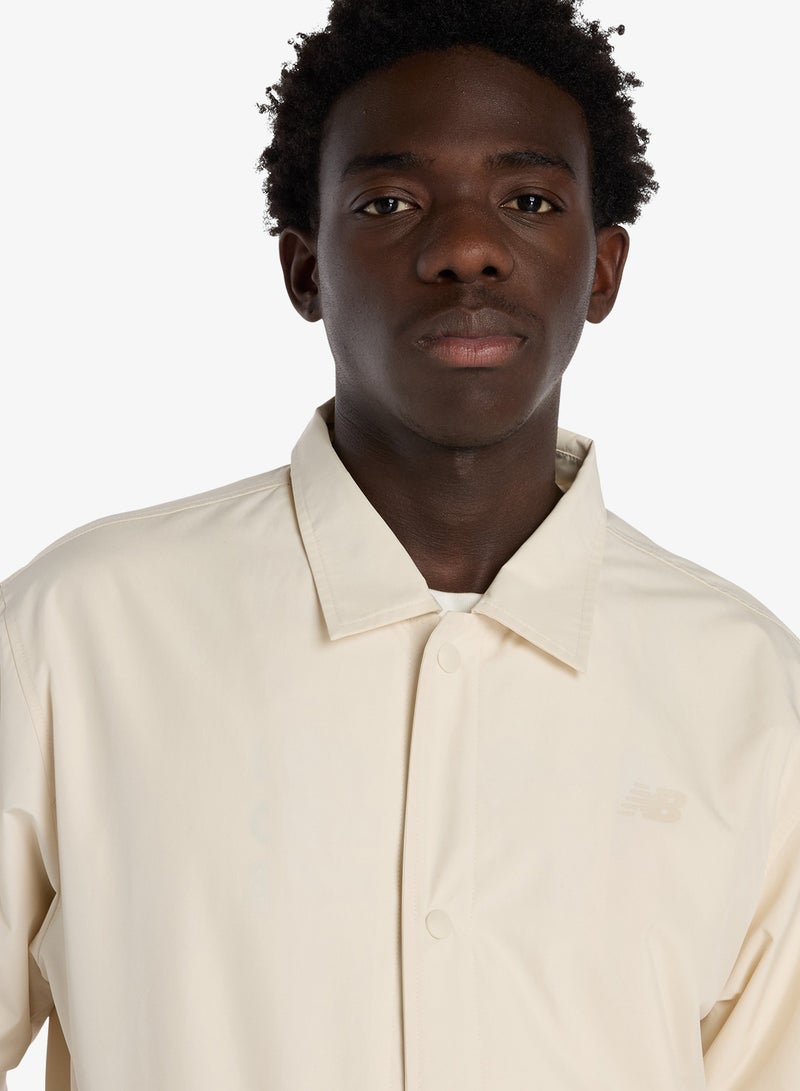 نيو بالانس جاكيت مدرب بشعار أساسي - Image 4