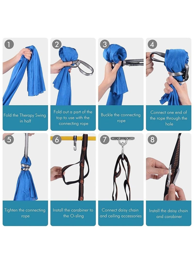 general Sensory Swing for Kids and Adults with Special Needs Therapy Swing Cuddle Swing Indoor Outdoor Kids Swing Hammock for Child & with Autism ADHDA spergers Sensory Integration - Image 5