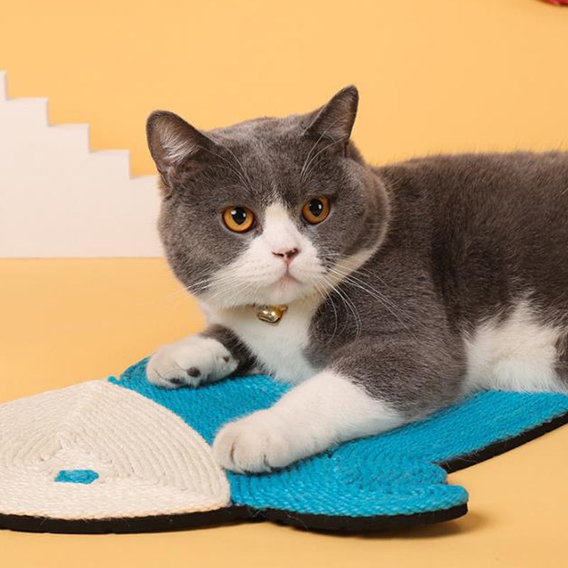 Natural Sisal Cat Scratcher Mat Cat Floor Scratching Pad Kitten Rug Scratch Pad - Image 3