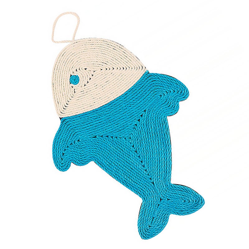 Natural Sisal Cat Scratcher Mat Cat Floor Scratching Pad Kitten Rug Scratch Pad - Image 1