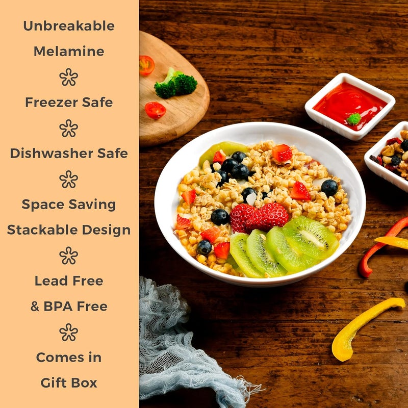 Practimondo Noodle Bowls Set  large 32oz Ramen Bowl Set for authentic Asian Cuisine  comes with Dipping Bowls Spoons and Chopstick Stands Enjoy Thai Miso Udon or Wonton 2 Bowl Set White - Image 4