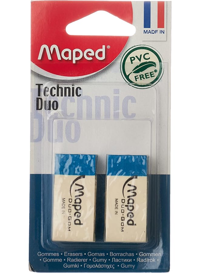 Maped Eraser Technic Duo Bls=2Pcs