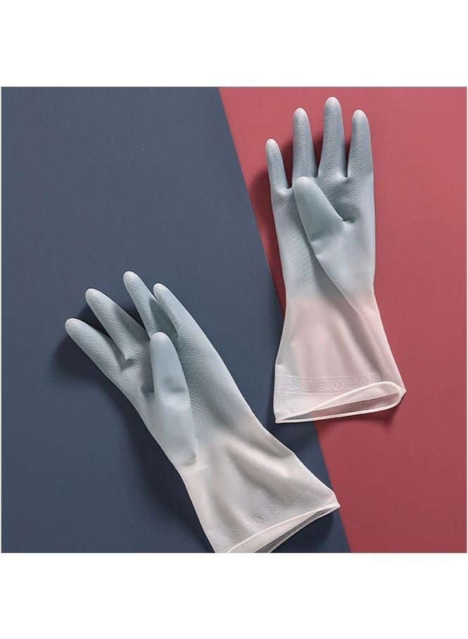 BAEKO 3 Pairs Rubber Cleaning Gloves for Household ，Reusable Dishwashing Gloves for Kitchen, Flexible Long-lasting & Waterproof (Multicolored) - Image 4