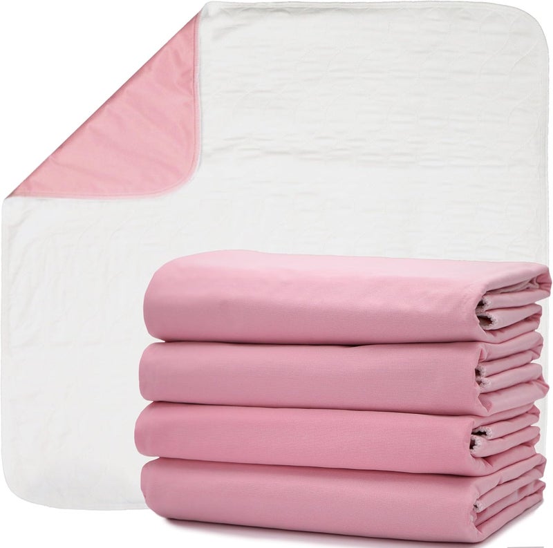 DMI DMI Washable Underpads for Caregiving Hospitals Washable Pee Pads for Dogs FSA  HSA Eligible Bed Pads for Adults Babies  Furniture 34x 36 4 Count Pack of 1 - Image 1
