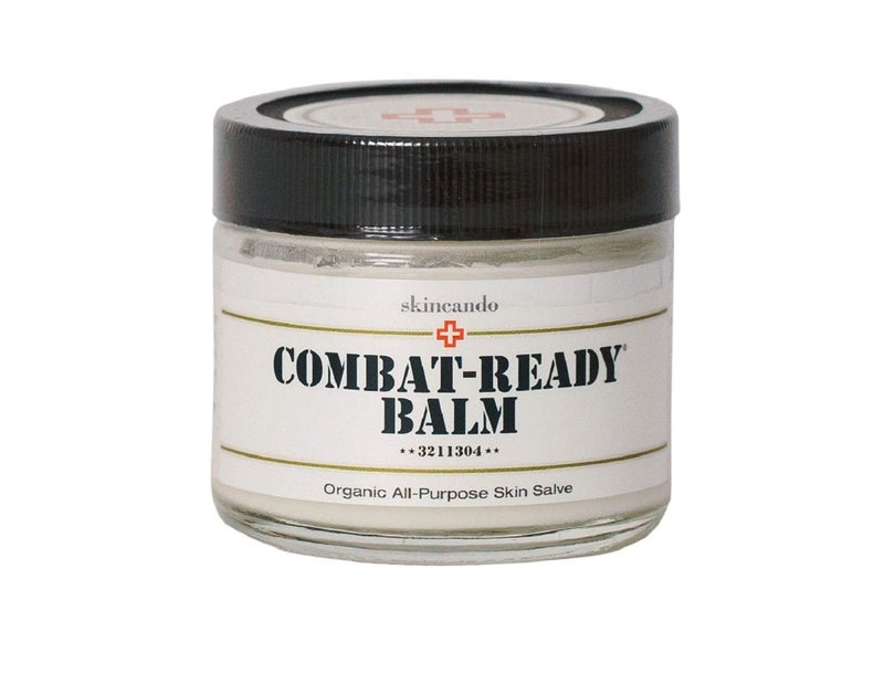 Combat Ready Skin Balm 2oz by Skincando  All Natural  Intensive Moisturizer  Skin Cream  Organic ingredients  Apricot Kernel Oil  Grapefruit Seed Extract  Black Spruce  Black Tea Moisturizer