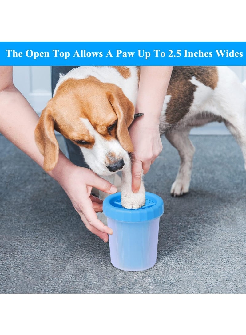 KASTWAVE Dog Paw Cleaner Washer Cup, 2 In 1 Portable Silicone Pet Cleaning Brush Feet Cleaner for Dogs Grooming With Muddy Paw, Dog Foot Cleaner for Small Dog - Image 5