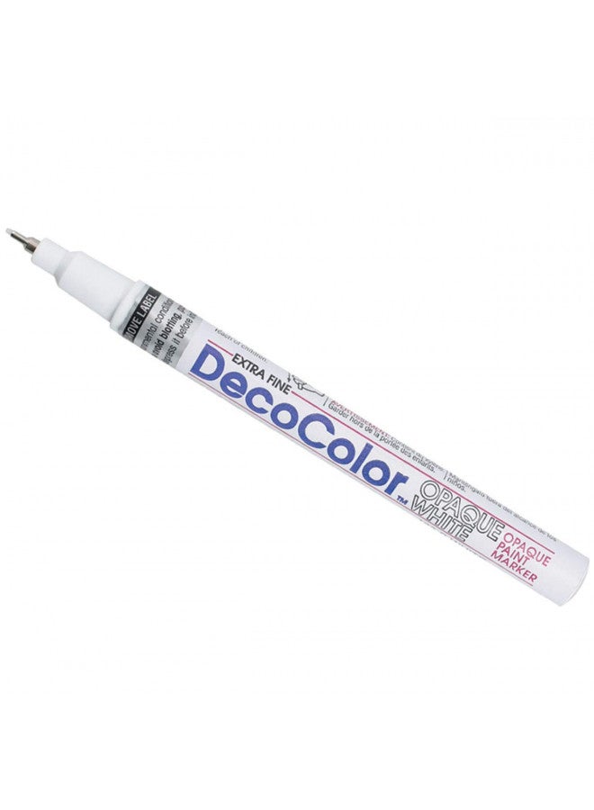 UCHIDA 130-C-0 Marvy Deco Color Extra Fine Opaque Paint Marker, White - Image 3