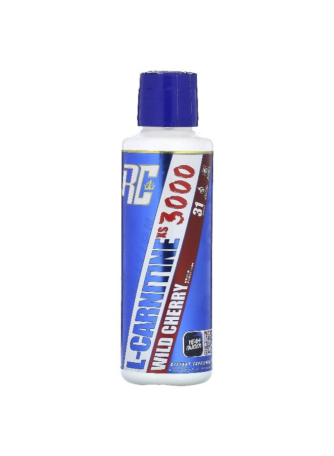 RONNIE COLEMAN Ronnie Coleman, Vital Edition, L-Carnitine XS 3000, Wild Cherry, 16 fl oz (473.28 ml) 