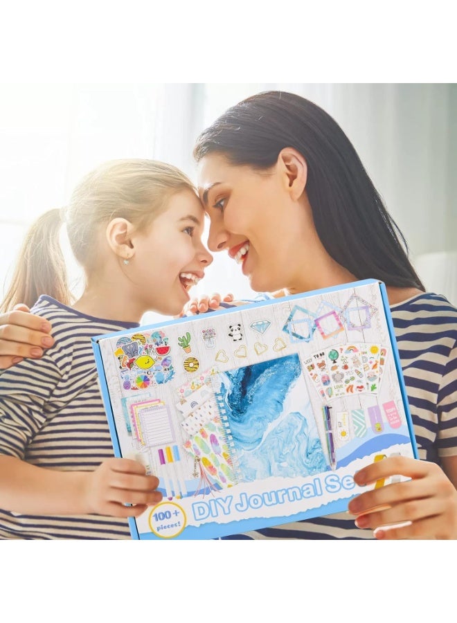 TRASSLE DIY Journal Kit, 93pcs Journal Set for Teenage Girls and Scrapbook & Diary Supplies Set, Journaling Art Crafts Kit Teen Girl Birthday Gifts Ideas for 8-14 Years and Up - Image 3