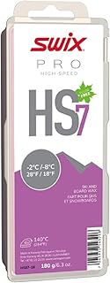 Swix HS07-18 - HIGH Speed Wax - HS7 Violet - 18 to 28 Degrees Fahrenheit - 180g Bar - Fluoro Free - Ski or Snowboard - - Image 1