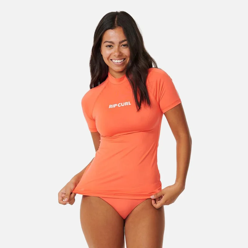 RIP CURL Classic Surf Short Sleeve UV Rash Guard  - Women