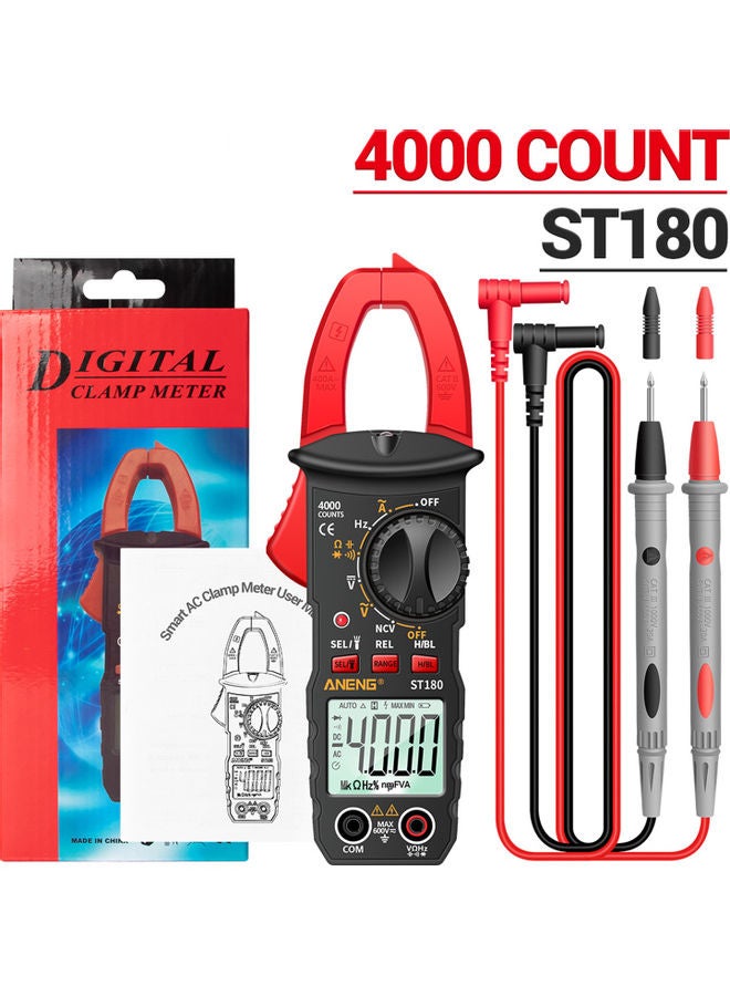 4000 Count Digital Clamp Meter Multicolour - Image 3