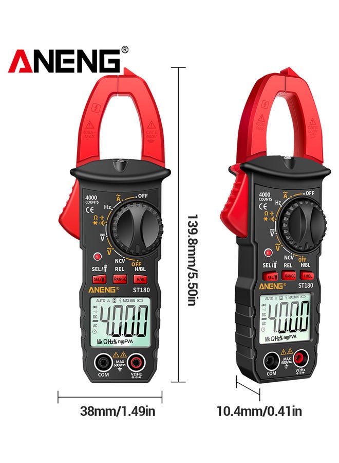 4000 Count Digital Clamp Meter Multicolour - Image 5
