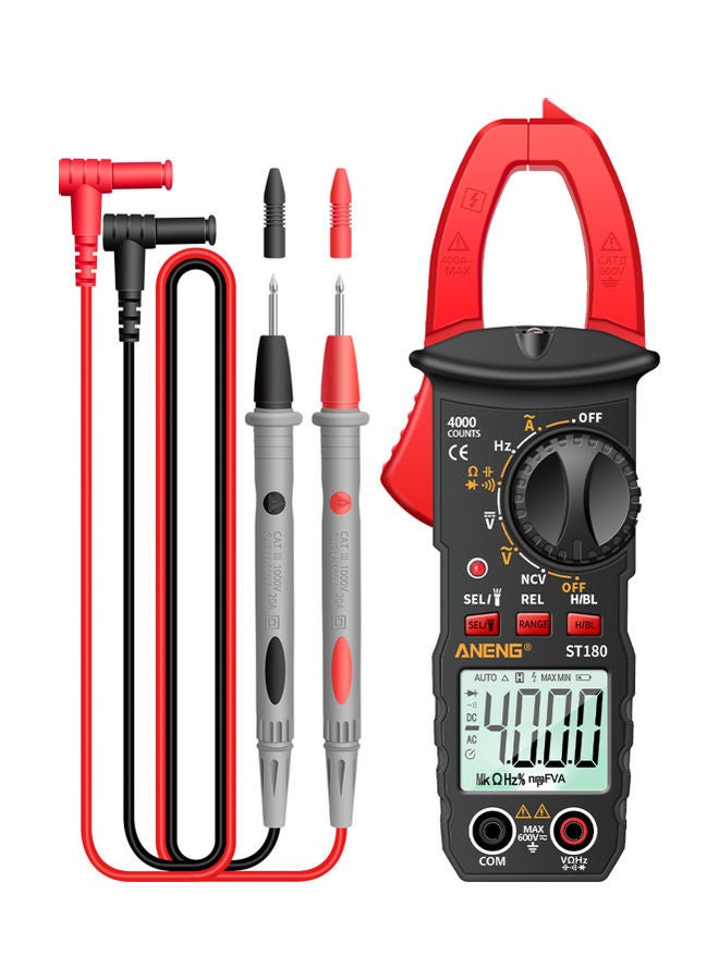 4000 Count Digital Clamp Meter Multicolour - Image 1