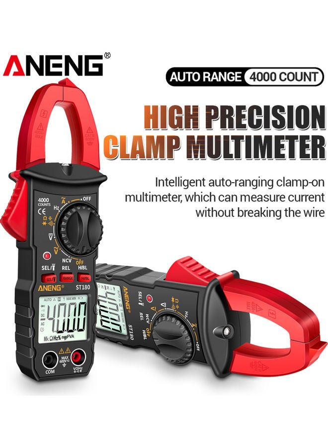 4000 Count Digital Clamp Meter Multicolour - Image 4