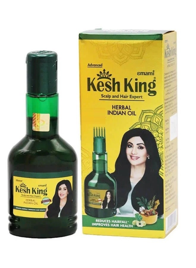 إمامي زيت كيش كينج العشبي الهندي للعناية بفروة الرأس والشعر، 100 مل - Image 1