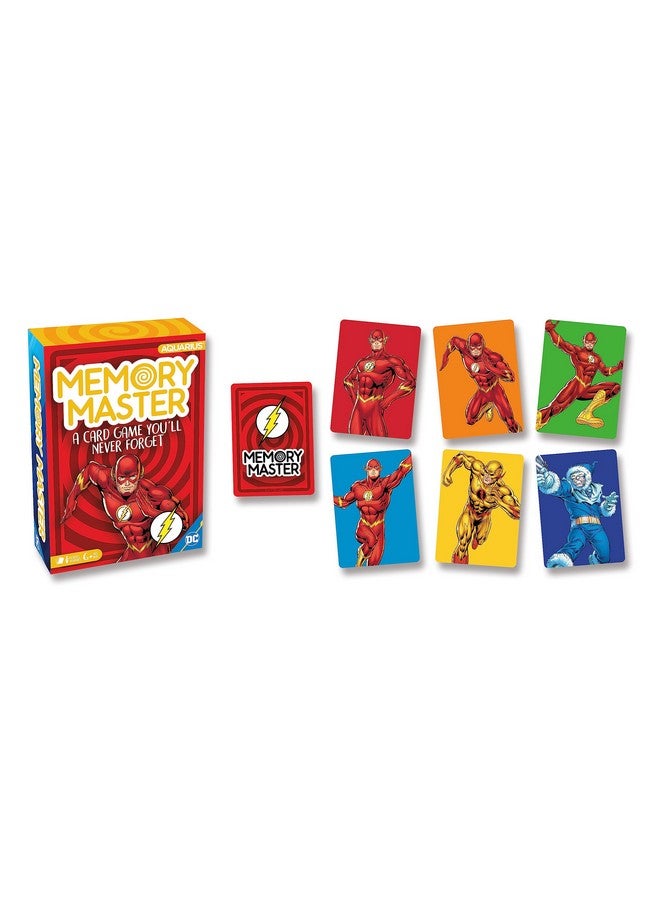 Aquarius DC The Flash Memory Master Card Game - Fun Family Party Game for Kids, Teens & Adults - Entertaining Game Night Gift - Officially Licensed DC Merchandise