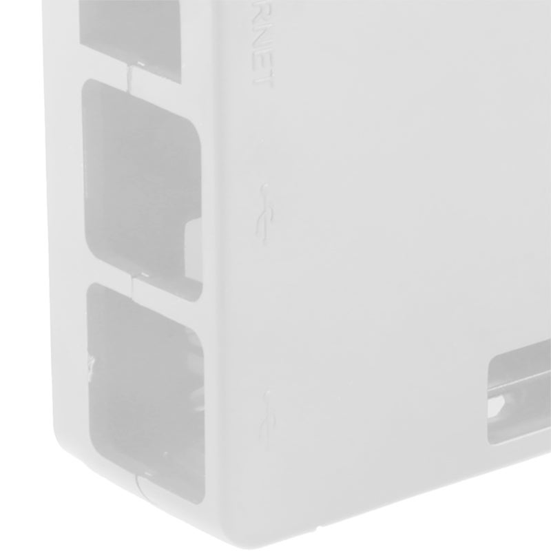 Protective Case: Durable Hard ABS Material - Built-in CPU Cooling Fan for Efficient Heat Dissipation, Wall Mount Accessory Kit for Raspberry Pi 3B/3B+ Single-Board Computer - Image 4
