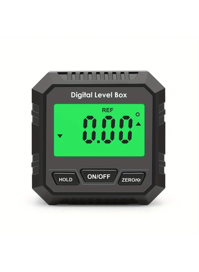 Black Digital Protractor 360 Degree Angle Finder Magnetic Base 0.01 Accuracy - Image 3