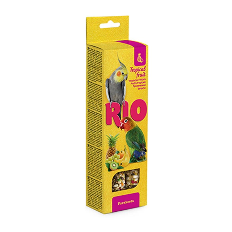 RIO Bird Treat Sticks - Parakeet - Tropical Fruit - 2*75g