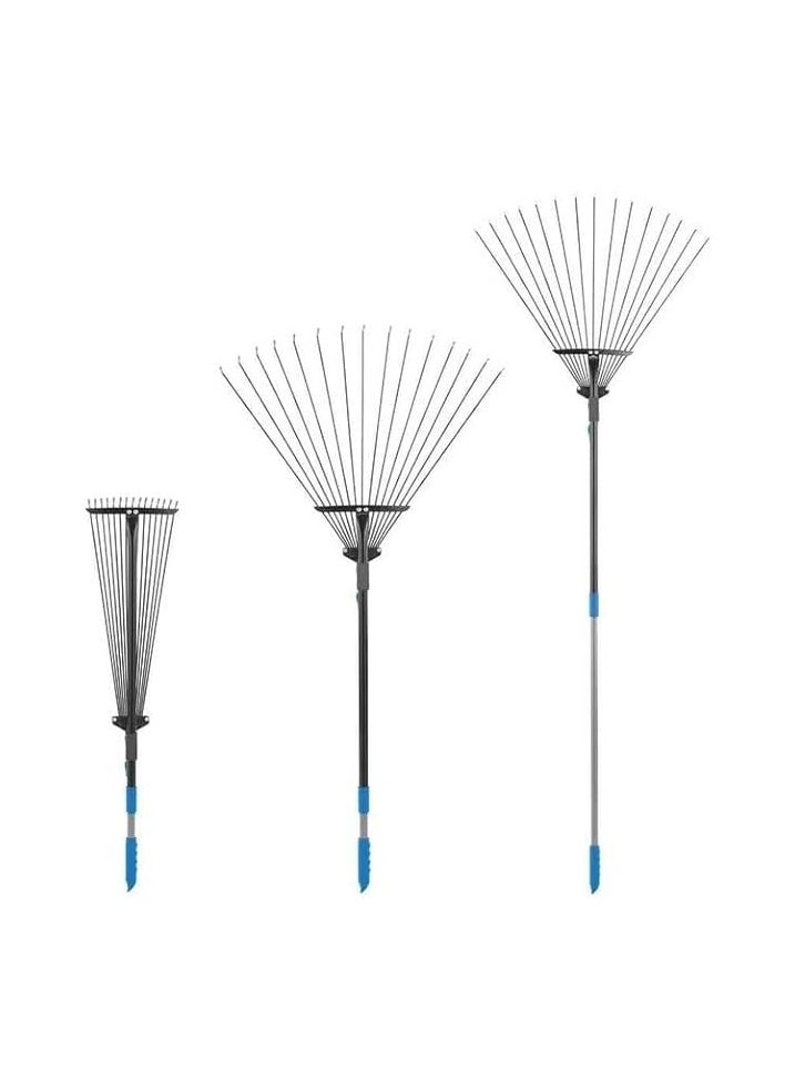Generic Adjustable Garden Rake Set, , Metal Tines, Garden Hub  - Image 1