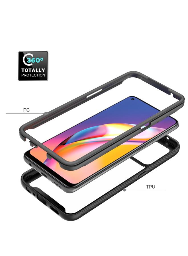 اس-توب جراب لهاتف OPPO A94 Starry Sky بلون سادة مقاوم للصدمات مصنوع من مادة البولي يوريثين الحراري + TPU - Image 3