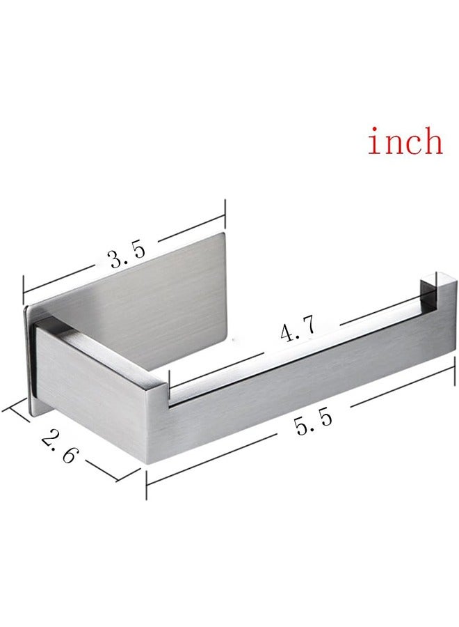 Toilet Paper Stainless Steel Holder Adhesive  - Image 5