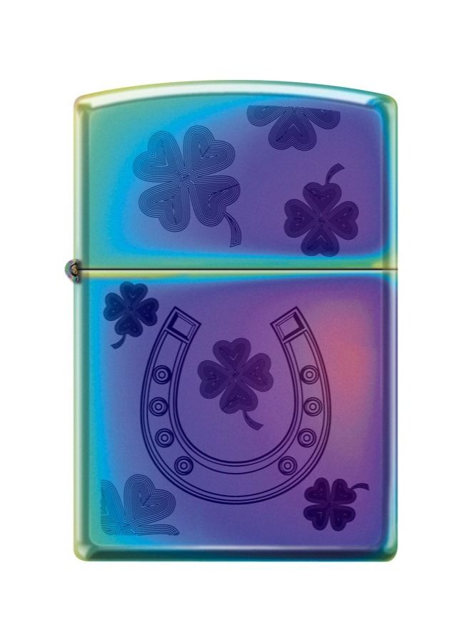 Zippo Ae401196 151 Horseshoe Clovers Design Spectrum Windproof Lighter - Image 1