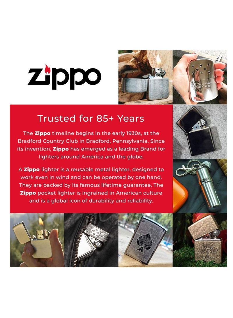 Zippo Ae401196 151 Horseshoe Clovers Design Spectrum Windproof Lighter - Image 5