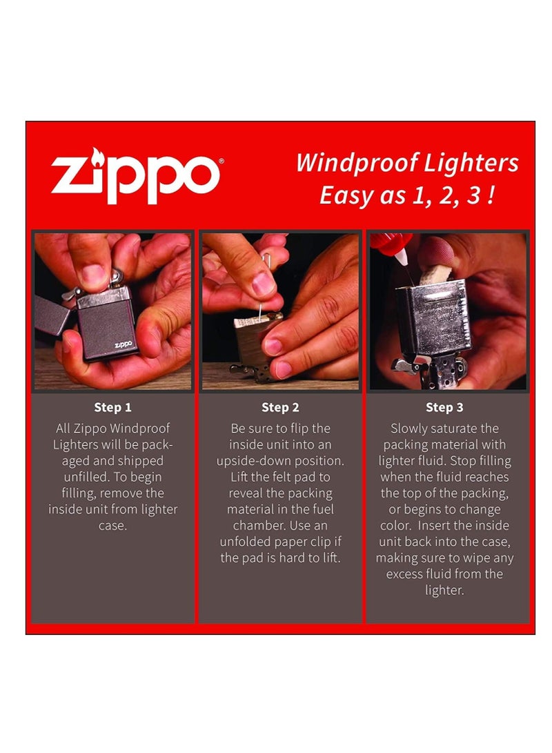 Zippo Ae401196 151 Horseshoe Clovers Design Spectrum Windproof Lighter - Image 4