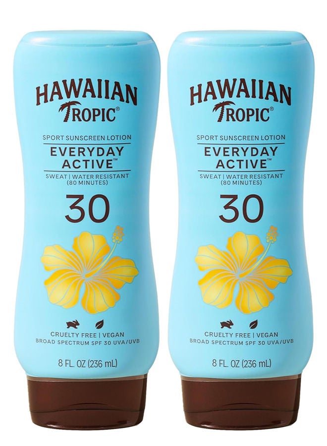 Hawaiian Tropic Active LOTION SPF30 2x236ml