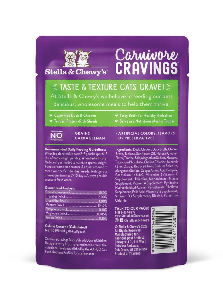Stella & Chewys Stella & Chewy's Carnivore Cravings Duck & Chicken Recipe - 2.8 Oz  - Image 2