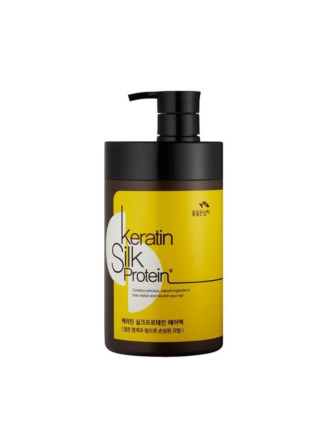 COSMOCOS Man with Flowers Keratin Silkprotein Hair Pack 1000ml