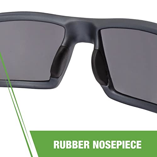 Crossfire Radians 41291 Cumulus Premium Safety Eyewear - Aluminum Gray Frame - Smoke Lens - Unisex - Image 3