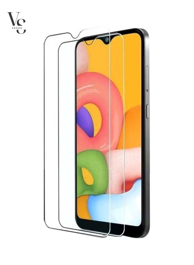 vesus Tempered Glass Screen Protector samsung galaxy A01 2 piece max Shield