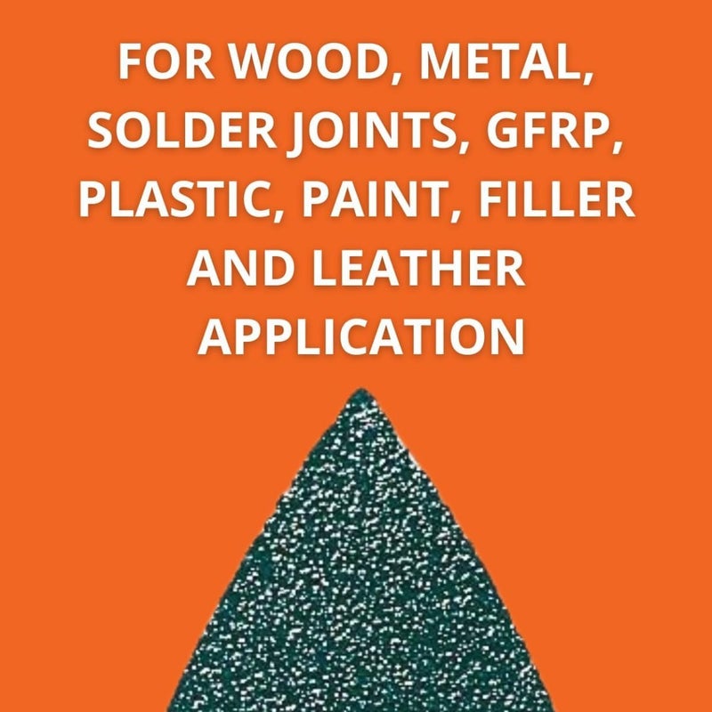 Fein Finger Sanding Sheets with Hook & Loop Attachment - Wood, Metal & Plastic Application, Aluminum Oxide, Fully Synthetic-Resin Bonded, 120 Grit, 20-Pack - 63717188011 - Image 3